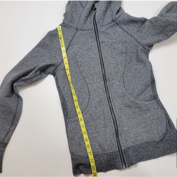 Lululemon Scuba Full-Zip Hoodie Grey Size 4 - Picture 1 of 8